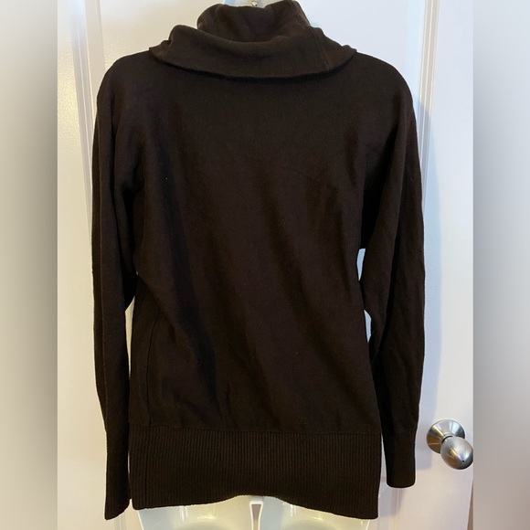 Lauren Ralph Lauren Dark Brown Turtleneck Sweater Cotton Blend Soft Size Large - Picture 4 of 7